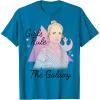 imageStar Wars Rey Girls Rule The Galaxy TShirtSapphire Blue