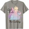 imageStar Wars Rey Girls Rule The Galaxy TShirtSlate Grey