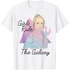 imageStar Wars Rey Girls Rule The Galaxy TShirtWhite