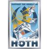 imageTrends International 24x36 Star WarsHoth Premium Wall Poster 22375quot x 34quotSilver Framed Version
