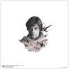 imageTrends International Gallery Pops Star Wars Saga  Luke Skywalker Artistic Atmosphere Wall Art Wall Poster 12quot x 12quot Black Framed VersionUnframed Version