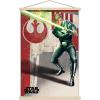 imageTrends International Star Wars Return of The Jedi  Luke Wall Poster 34L x 224W Premium Unframed VersionPremium Print and Beechwood Hanger Bundle