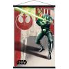 imageTrends International Star Wars Return of The Jedi  Luke Wall Poster 34L x 224W Premium Unframed VersionPremium Print and Black Hanger Bundle