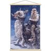 imageTrends International Star Wars The Empire Strikes Back by AJ Frena Wall Poster 34L x 224W Premium Unframed VersionPremium Print and Beechwood Hanger Bundle