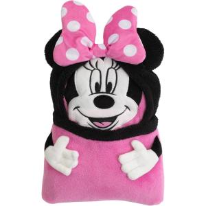 imageNoJo Star Wars R2D2 Blue and White Super Soft Character Shaped Toddler BlanketMinnie Mouse Lets Party Pink