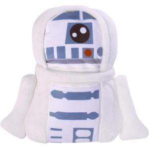imageNoJo Star Wars R2D2 Blue and White Super Soft Character Shaped Toddler BlanketR2d2