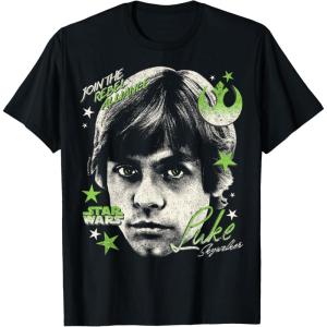 imageStar Wars  Luke Skywalker Portrait TShirtBlack