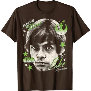 imageStar Wars  Luke Skywalker Portrait TShirtBrown