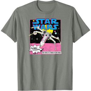 imageStar Wars  Luke Skywalker Ship TShirtOlive Heather