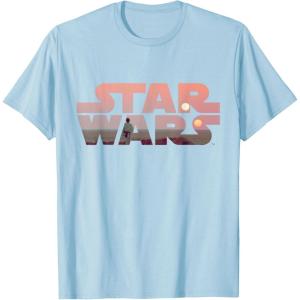 imageStar Wars Logo Luke Skywalker Tatooine TShirt TShirtBaby Blue