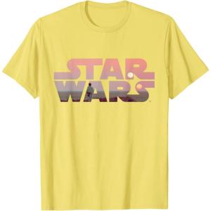 imageStar Wars Logo Luke Skywalker Tatooine TShirt TShirtLemon Yellow