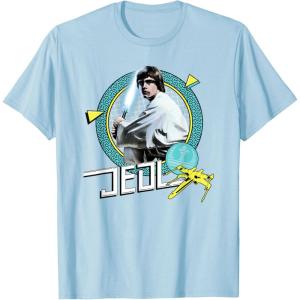 imageStar Wars Luke Skywalker Jedi 90s Throwback TShirt TShirtBaby Blue