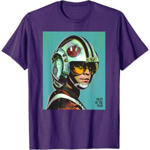 imageStar Wars Luke Skywalker Pilot of the Year TShirtPurple