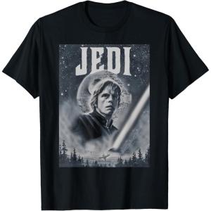 imageStar Wars Luke Skywalker Return of the Jedi Retro TShirt TShirtBlack
