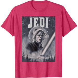 imageStar Wars Luke Skywalker Return of the Jedi Retro TShirt TShirtRed Heather