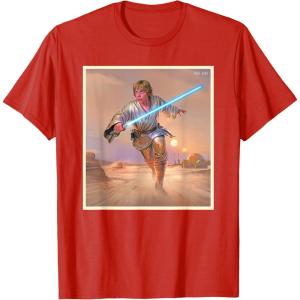 imageStar Wars Luke Skywalker True Jedi TShirt TShirtRed