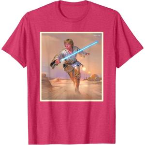 imageStar Wars Luke Skywalker True Jedi TShirt TShirtRed Heather