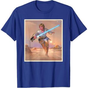 imageStar Wars Luke Skywalker True Jedi TShirt TShirtRoyal Blue