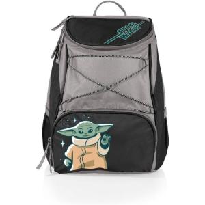 imageStar Wars PTX Backpack Cooler  Soft Cooler Backpack  Insulated Lunch BagStar Wars Mandalorian Grogu  Black