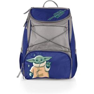 imageStar Wars PTX Backpack Cooler  Soft Cooler Backpack  Insulated Lunch BagStar Wars Mandalorian Grogu  Navy Blue
