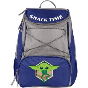 imageStar Wars PTX Backpack Cooler  Soft Cooler Backpack  Insulated Lunch BagStar Wars Mandalorian Grogu Snack Time  Navy Blue