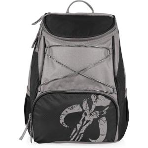imageStar Wars PTX Backpack Cooler  Soft Cooler Backpack  Insulated Lunch BagStar Wars Mandalorian Mythosaur Skull  Black With Gray Accents