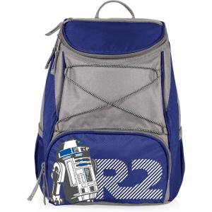 imageStar Wars PTX Backpack Cooler  Soft Cooler Backpack  Insulated Lunch BagStar Wars R2d2  Navy Blue With Gray Accents