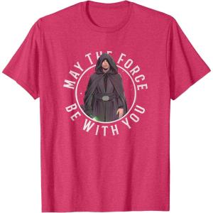 imageStar Wars The Mandalorian Retro Luke Skywalker Circle TShirtRed Heather