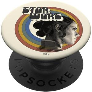 imageStar Wars The Rise Of Skywalker Rey Retro Portrait PopSockets MagSafe PopGrip for iPhoneStandard