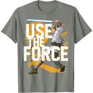 imageStar Wars Use The Force Luke Skywalker Graphic TShirt TShirtOlive Heather