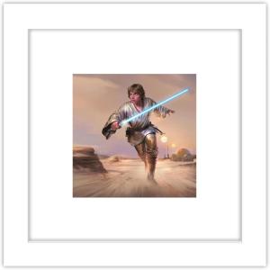 imageTrends International Gallery Pops Star Wars Saga  Moments Edge Luke Skywalker Wall Art Wall Poster 1200quot x 1200quot Black Frame VersionWhite Frame Version