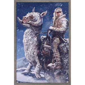 imageTrends International Star Wars The Empire Strikes Back by AJ Frena Wall Poster 34L x 224W Premium Unframed VersionBarnwood Framed Version