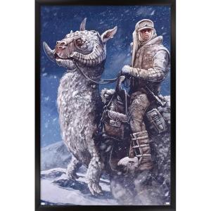 imageTrends International Star Wars The Empire Strikes Back by AJ Frena Wall Poster 34L x 224W Premium Unframed VersionBlack Framed Version