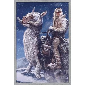 imageTrends International Star Wars The Empire Strikes Back by AJ Frena Wall Poster 34L x 224W Premium Unframed VersionGray Framed Version