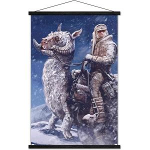 imageTrends International Star Wars The Empire Strikes Back by AJ Frena Wall Poster 34L x 224W Premium Unframed VersionPremium Print and Black Hanger Bundle