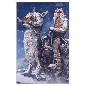 imageTrends International Star Wars The Empire Strikes Back by AJ Frena Wall Poster 34L x 224W Premium Unframed VersionWhite Framed Version