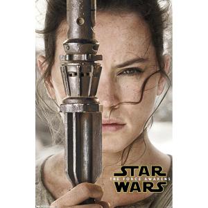 imageTrends International Star Wars The Force Awakens  Rey Portrait Wall Poster 22375quot x 34quot Premium Unframed VersionPremium Unframed Version