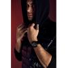 imageCitizen EcoDrive Mens Star Wars Darth Vader Chronograph Watch with Black Ion Plated Case Red Accents and Black Leather Strap Luminous Date 44mm Model CA076904W