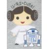 imageSTAR WARS Princess Leia Infant Baby Girls Bodysuit ampamp Sleeveless Romper SetGrey