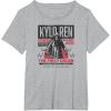 imageStar Wars  Kylo Ren First Order TShirtHeather Grey