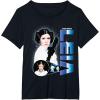 imageStar Wars  Leia Bootleg TShirtBlack