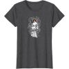 imageStar Wars  Leia Girls Run The World TShirtDark Heather Grey