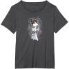 imageStar Wars  Leia Girls Run The World TShirtDark Heather Grey
