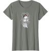 imageStar Wars  Leia Girls Run The World TShirtOlive Heather