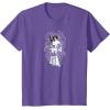 imageStar Wars  Leia Girls Run The World TShirtPurple Heather