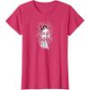 imageStar Wars  Leia Girls Run The World TShirtRed Heather