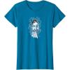 imageStar Wars  Leia Girls Run The World TShirtSapphire Blue