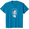 imageStar Wars  Leia Girls Run The World TShirtSapphire Blue