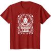 imageStar Wars  Princess Leia Art Nouveau TShirtCranberry Red