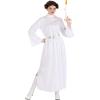 imageStar Wars Adult Princess Leia Hooded Costume Womens Halloween Costume  Officially LicensedSmall